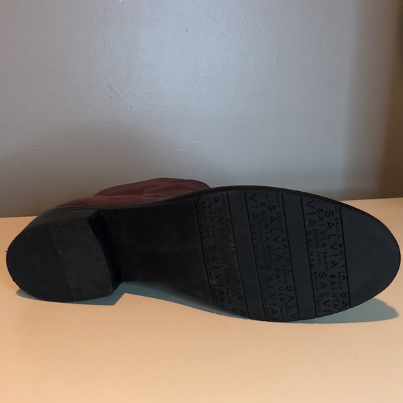 Salvia Nevis Brunello Butter Napa Leather brown zip ankle boots - Picture 8 of 16